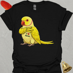 Lutino Indian Ringneck I Love Mom T-Shirt