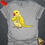 Lutino Indian Ringneck I Love Mom T-Shirt