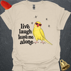 Lutino Indian Ringneck Live Laugh T-Shirt