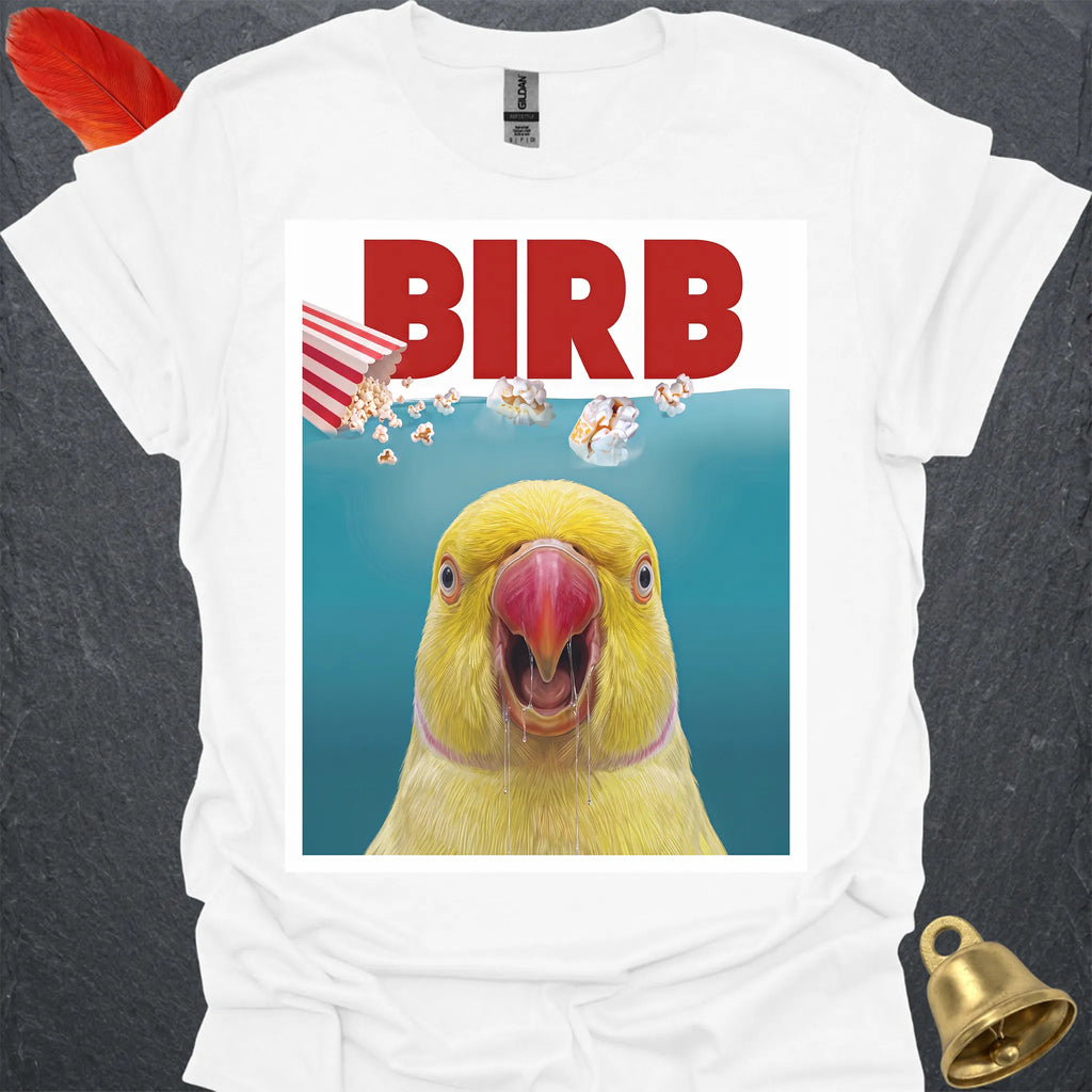 Lutino Indian Ringneck Movie T-Shirt