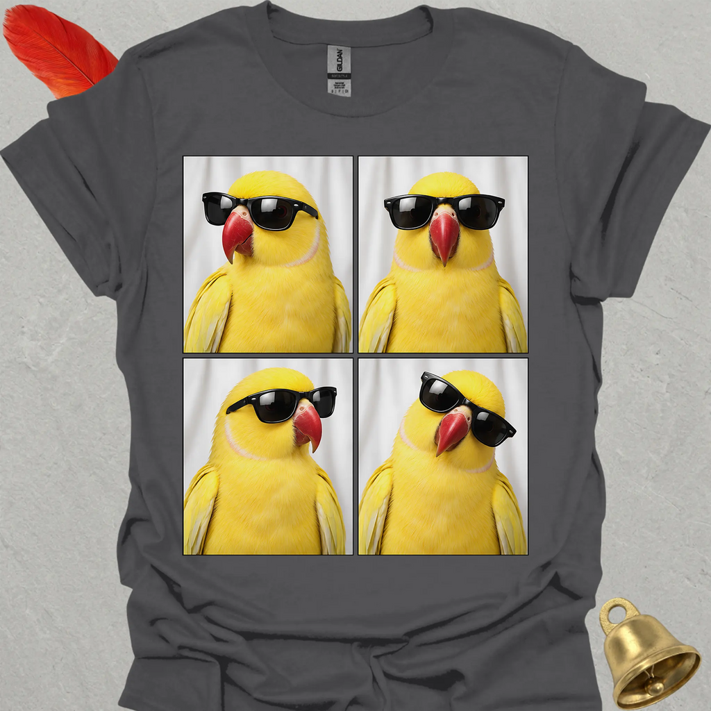 Lutino Indian Ringneck Photobooth T-Shirt