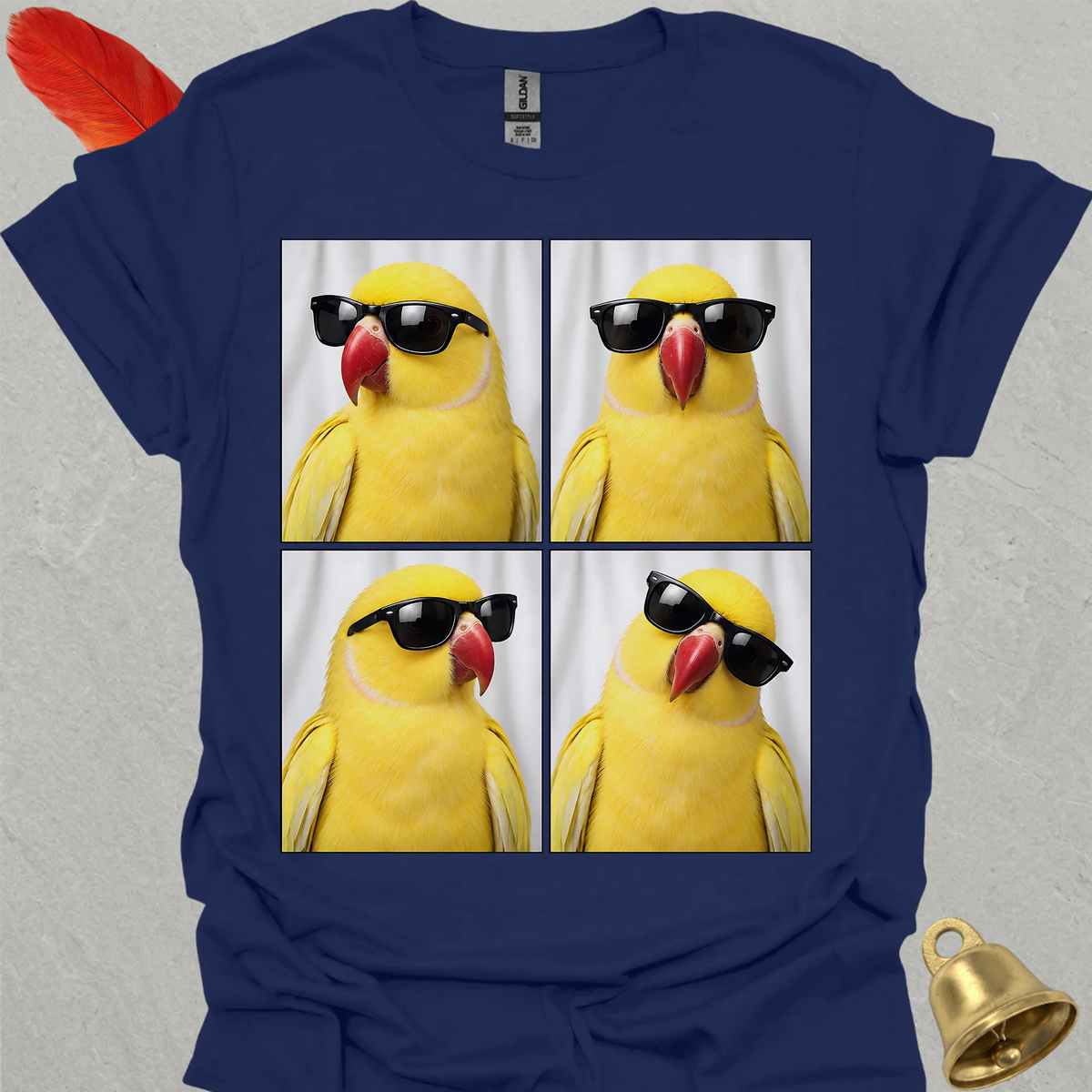 Lutino Indian Ringneck Photobooth T-Shirt