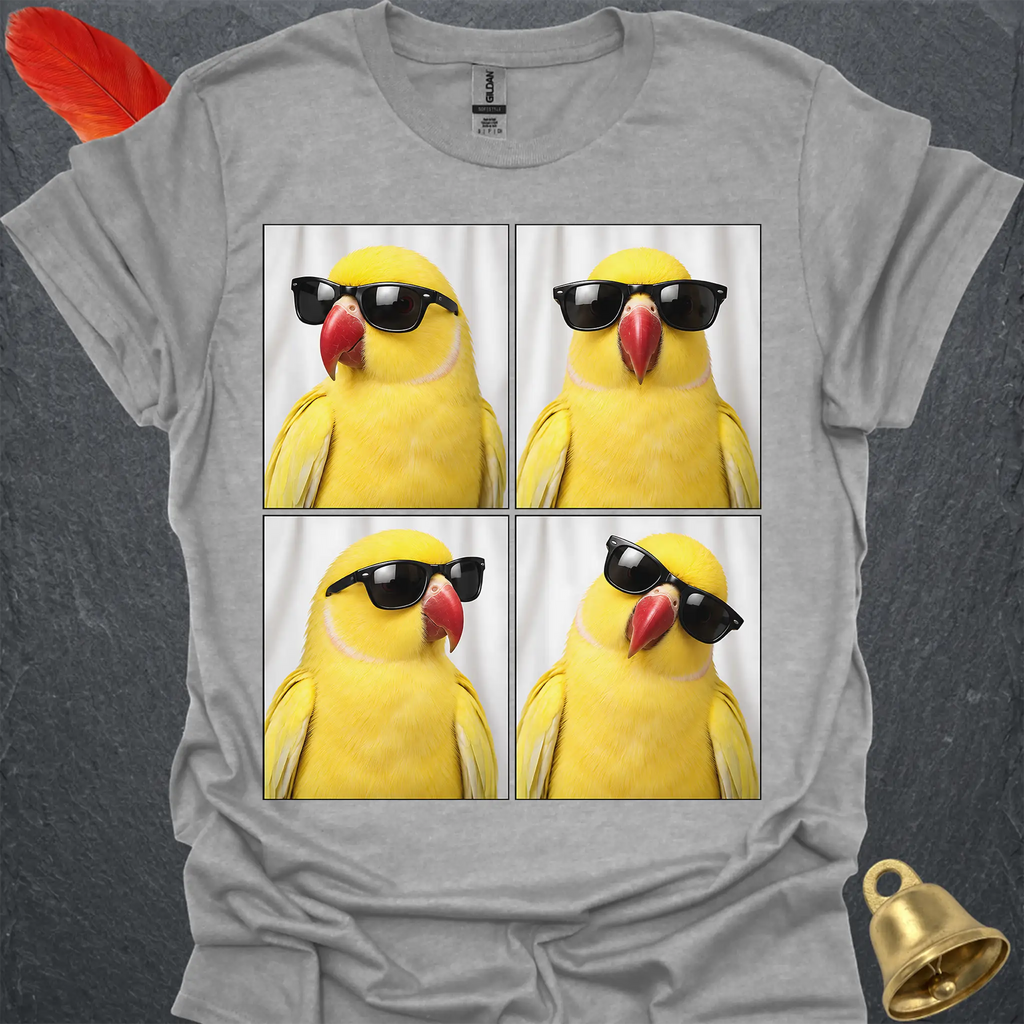 Lutino Indian Ringneck Photobooth T-Shirt
