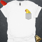 Lutino Indian Ringneck Pocket T-Shirt