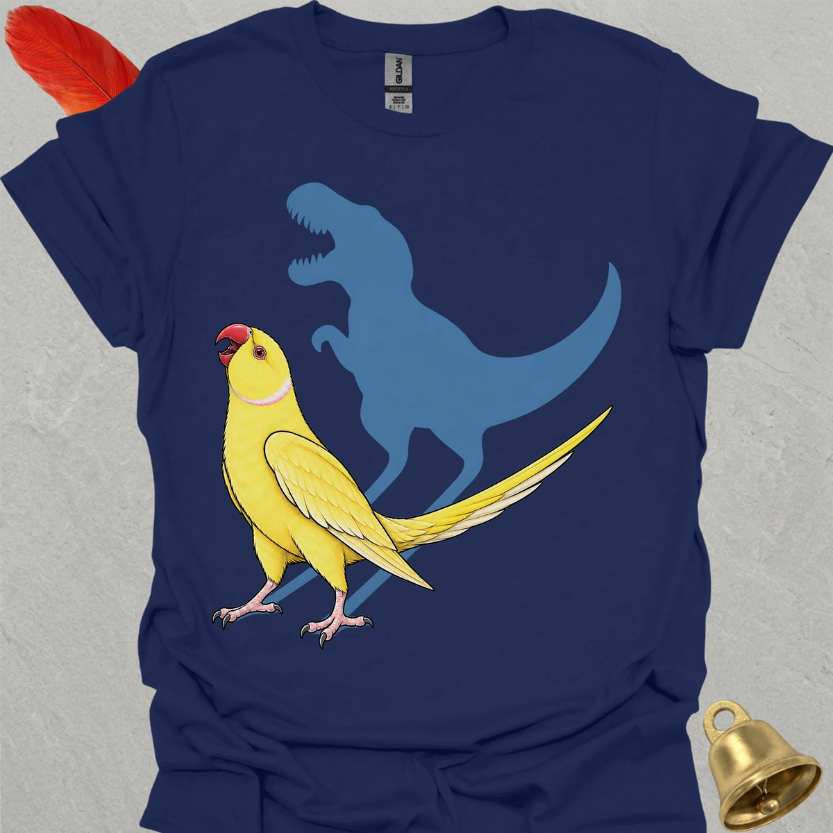 Lutino Indian Ringneck Roar T-Shirt