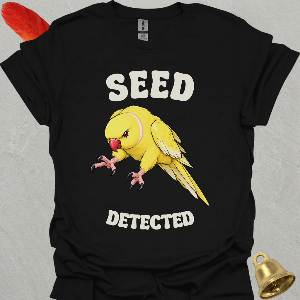 Lutino Indian Ringneck Seed Detected T-Shirt