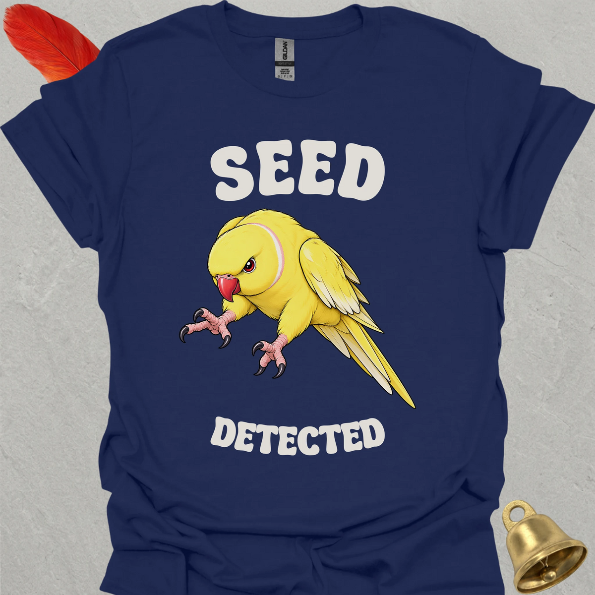 Lutino Indian Ringneck Seed Detected T-Shirt