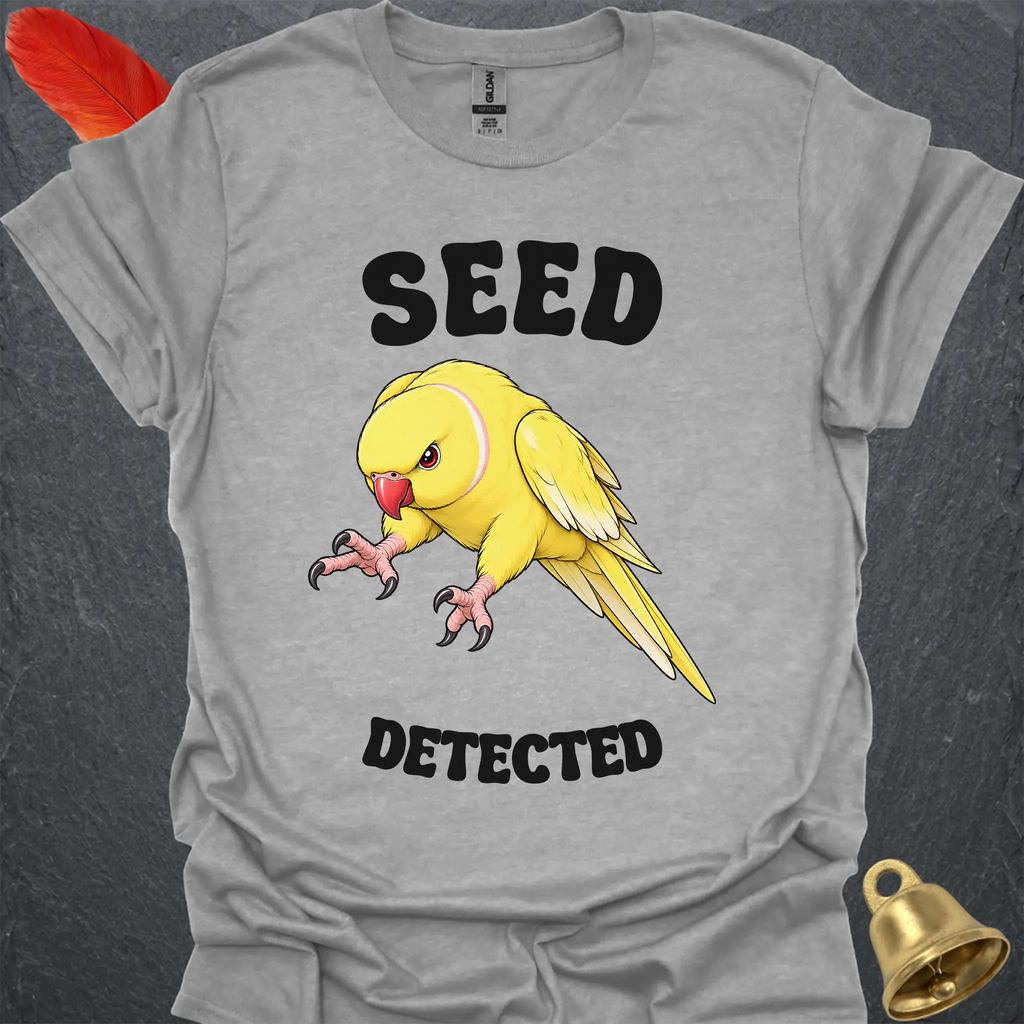 Lutino Indian Ringneck Seed Detected T-Shirt