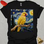 Lutino Indian Ringneck Starry Night T-Shirt