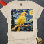 Lutino Indian Ringneck Starry Night T-Shirt