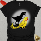 Lutino Indian Ringneck T-Rex T-Shirt