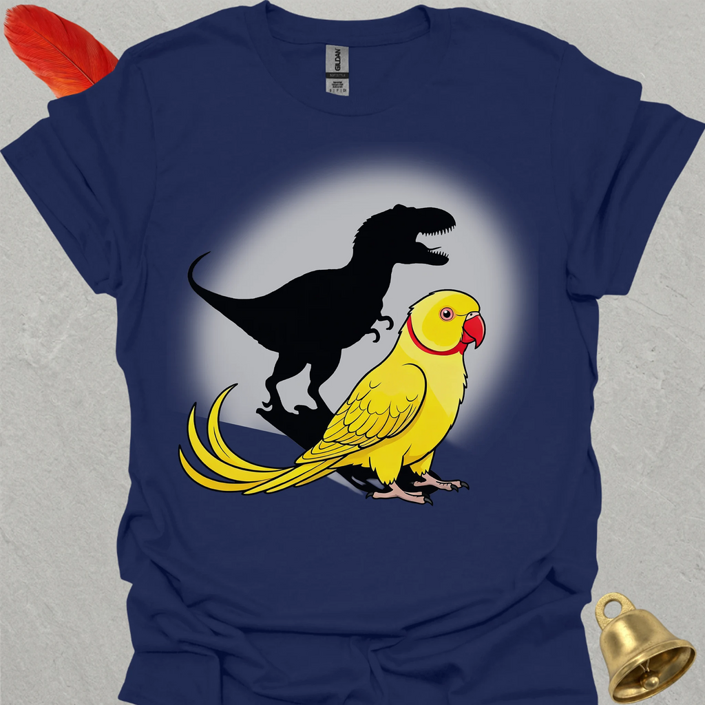 Lutino Indian Ringneck T-Rex T-Shirt