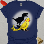 Lutino Indian Ringneck T-Rex T-Shirt