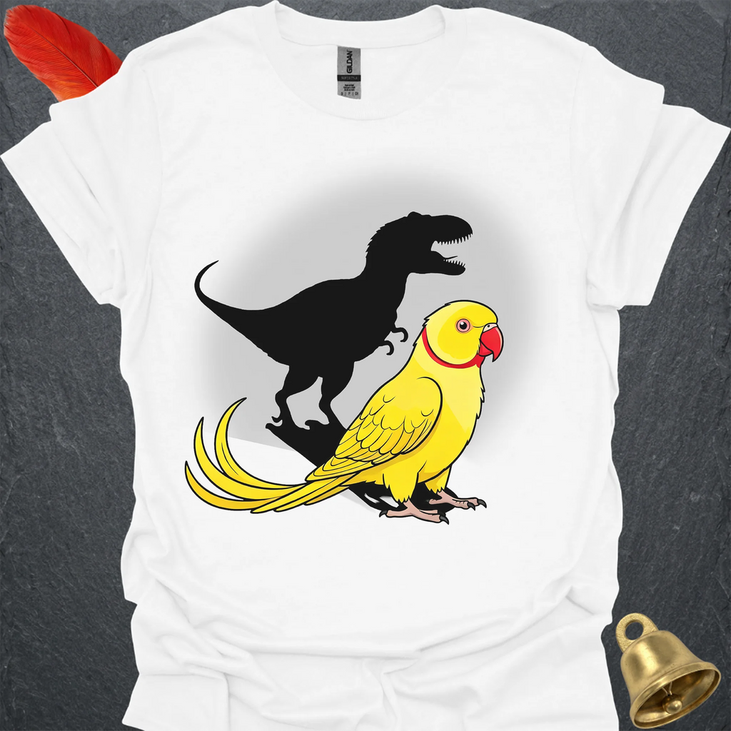 Lutino Indian Ringneck T-Rex T-Shirt