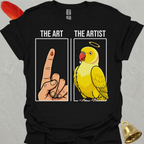 Lutino Indian Ringneck The Artist T-Shirt
