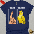 Lutino Indian Ringneck The Artist T-Shirt