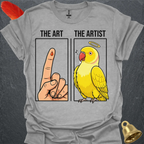 Lutino Indian Ringneck The Artist T-Shirt