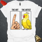 Lutino Indian Ringneck The Artist T-Shirt