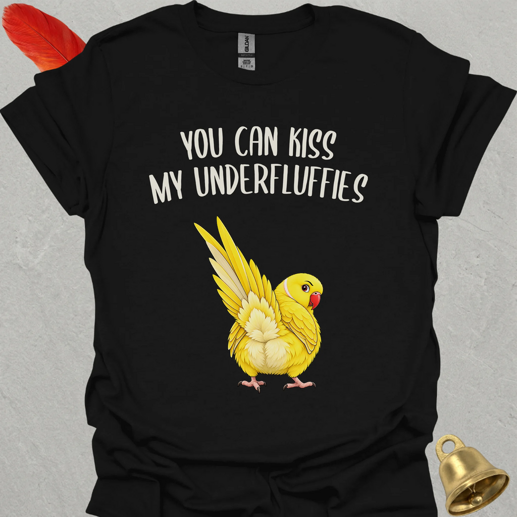 Lutino Indian Ringneck Underfluffies T-Shirt