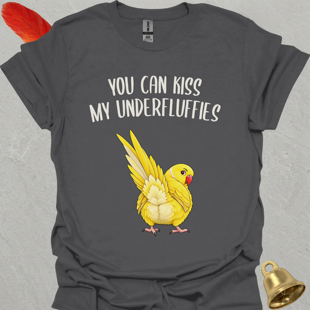 Lutino Indian Ringneck Underfluffies T-Shirt