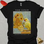 Lutino Indian Ringneck Van Gogh T-Shirt