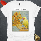 Lutino Indian Ringneck Van Gogh T-Shirt