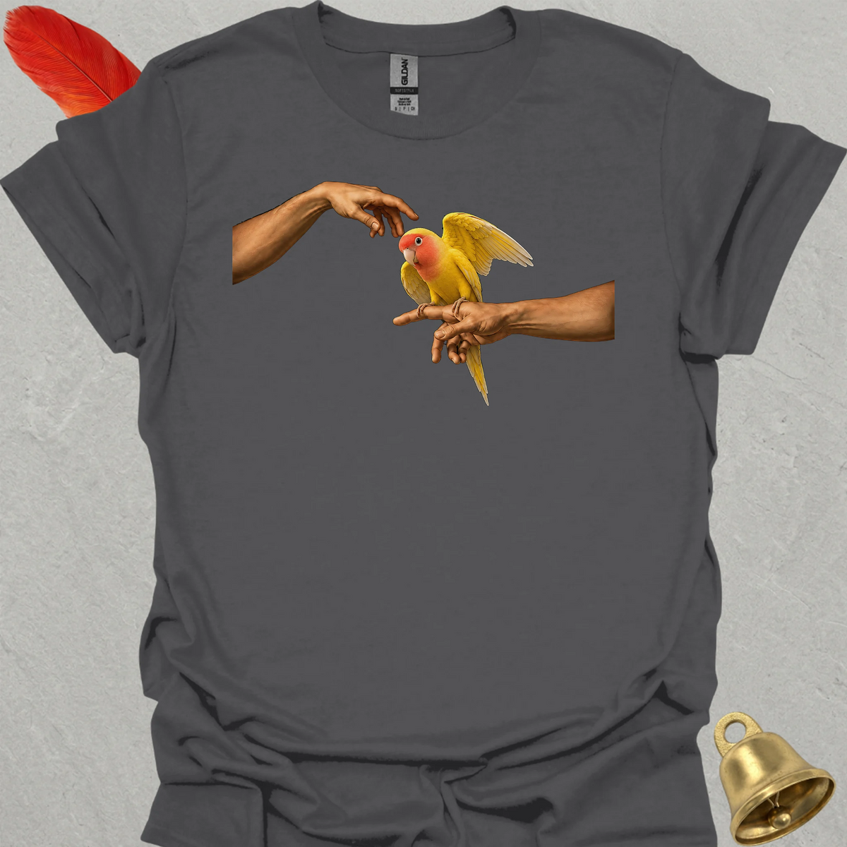 Lutino Lovebird Adam T-Shirt