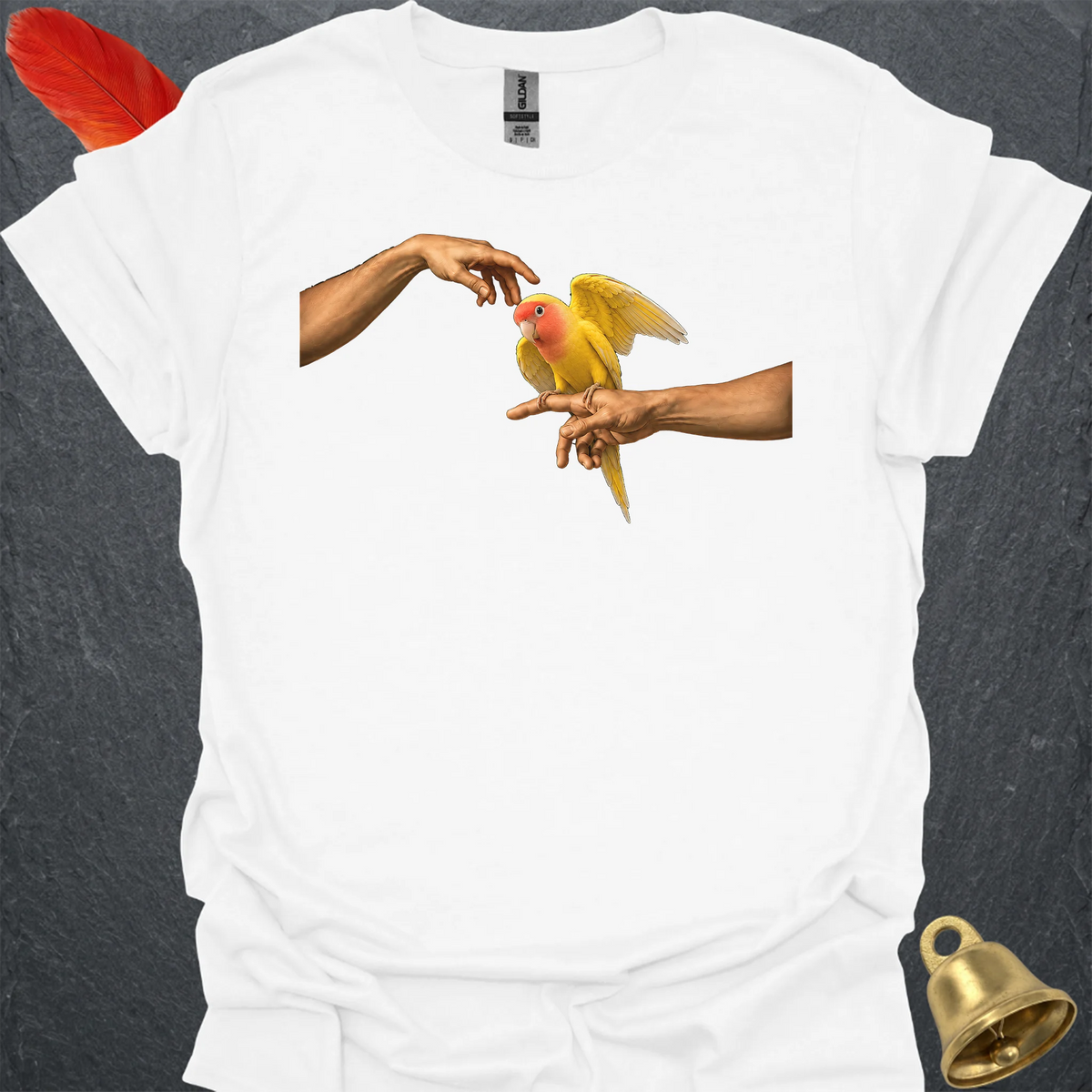 Lutino Lovebird Adam T-Shirt