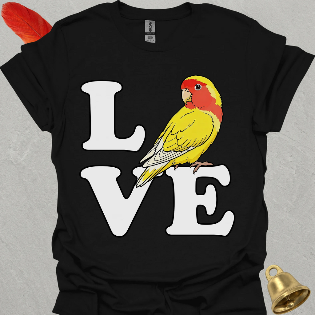 Lutino Lovebird Bird Love T-Shirt