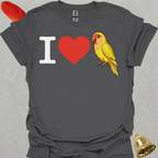 I Love Lutino Lovebird T-Shirt