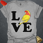 Lutino Lovebird Bird Love T-Shirt