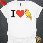 I Love Lutino Lovebird T-Shirt
