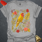 Lutino Lovebird Boho Flower T-Shirt