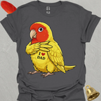 Lutino Lovebird I Love Dad T-Shirt