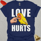 Lutino Lovebird Love Hurts T-Shirt