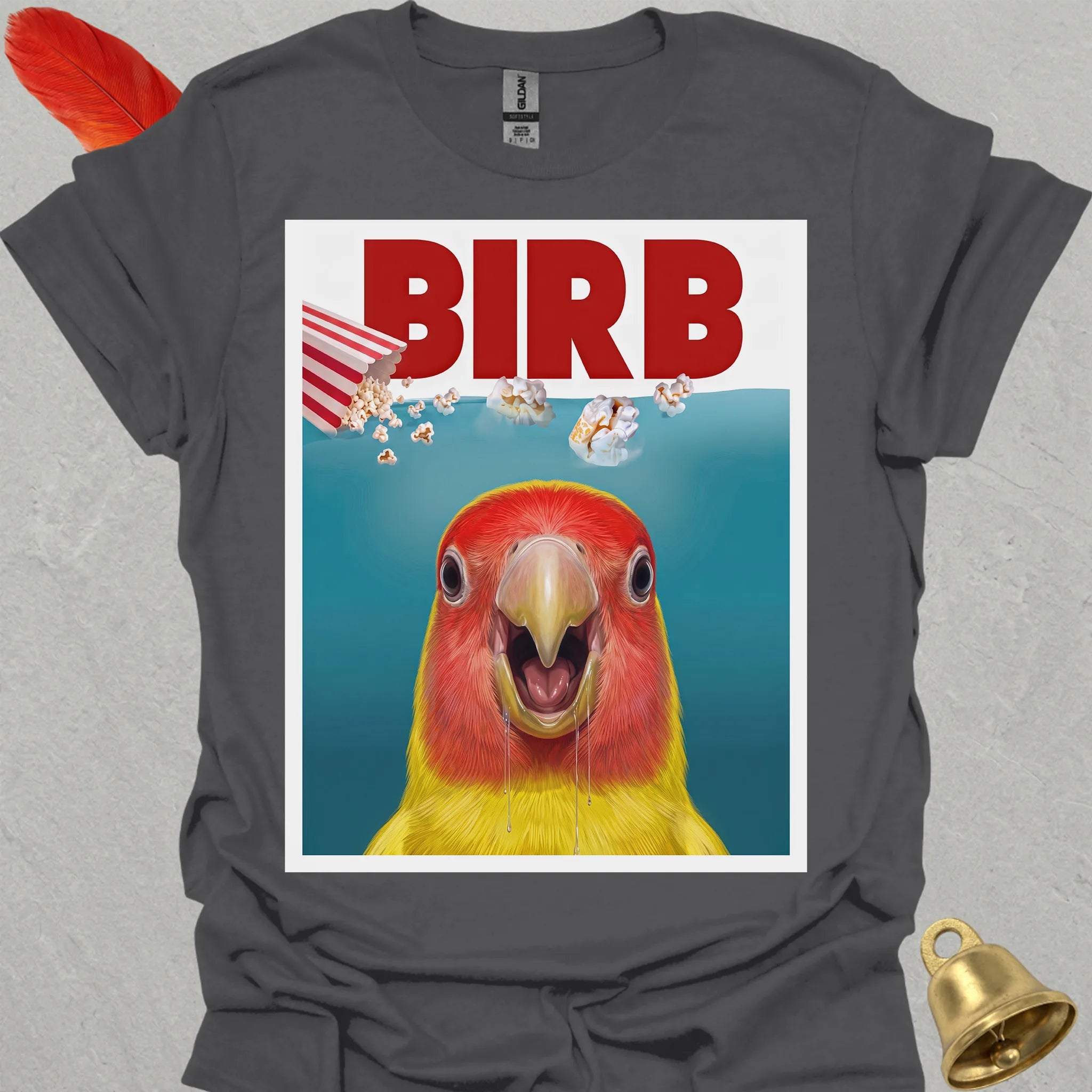 Lutino Lovebird Movie T-Shirt