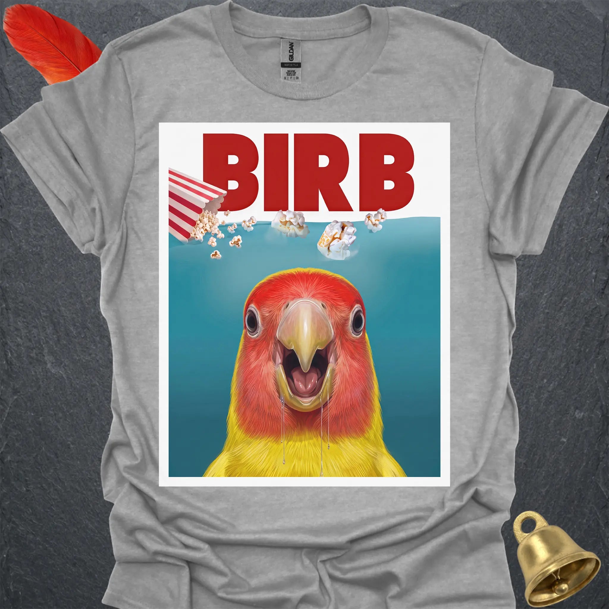 Lutino Lovebird Movie T-Shirt