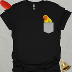 Lutino Lovebird Pocket T-Shirt
