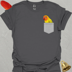 Lutino Lovebird Pocket T-Shirt
