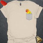 Lutino Lovebird Pocket T-Shirt