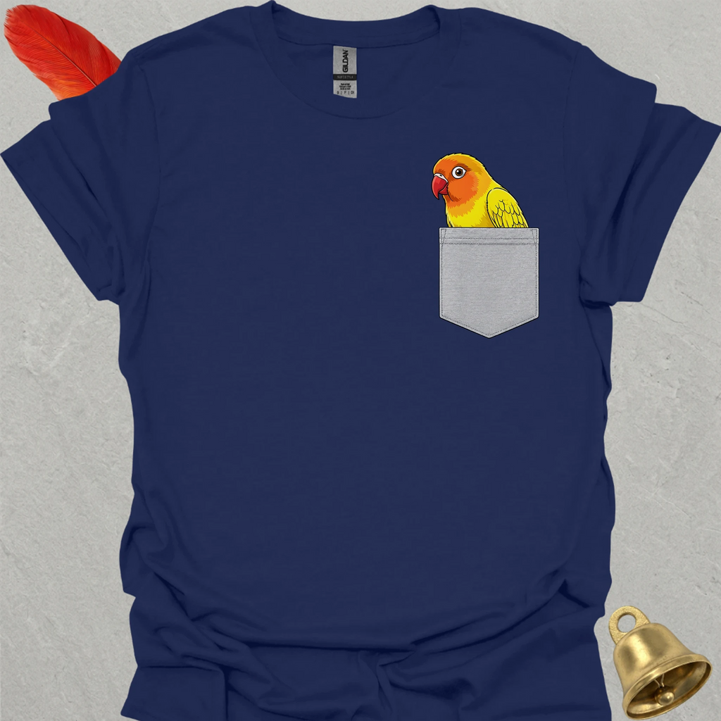 Lutino Lovebird Pocket T-Shirt