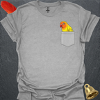 Lutino Lovebird Pocket T-Shirt
