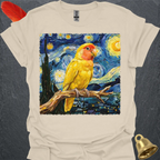 Lutino Lovebird Starry Night T-Shirt