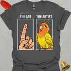 Lutino Lovebird The Artist T-Shirt