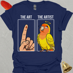 Lutino Lovebird The Artist T-Shirt