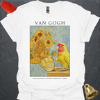 Lutino Lovebird Van Gogh T-Shirt