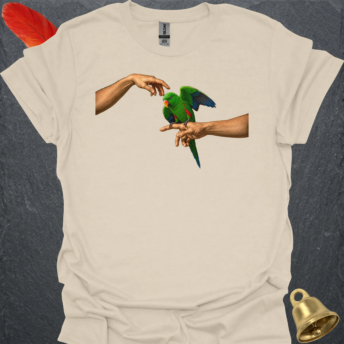 Male Eclectus Parrot Adam T-Shirt