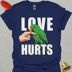 Male Eclectus Parrot Love Hurts T-Shirt