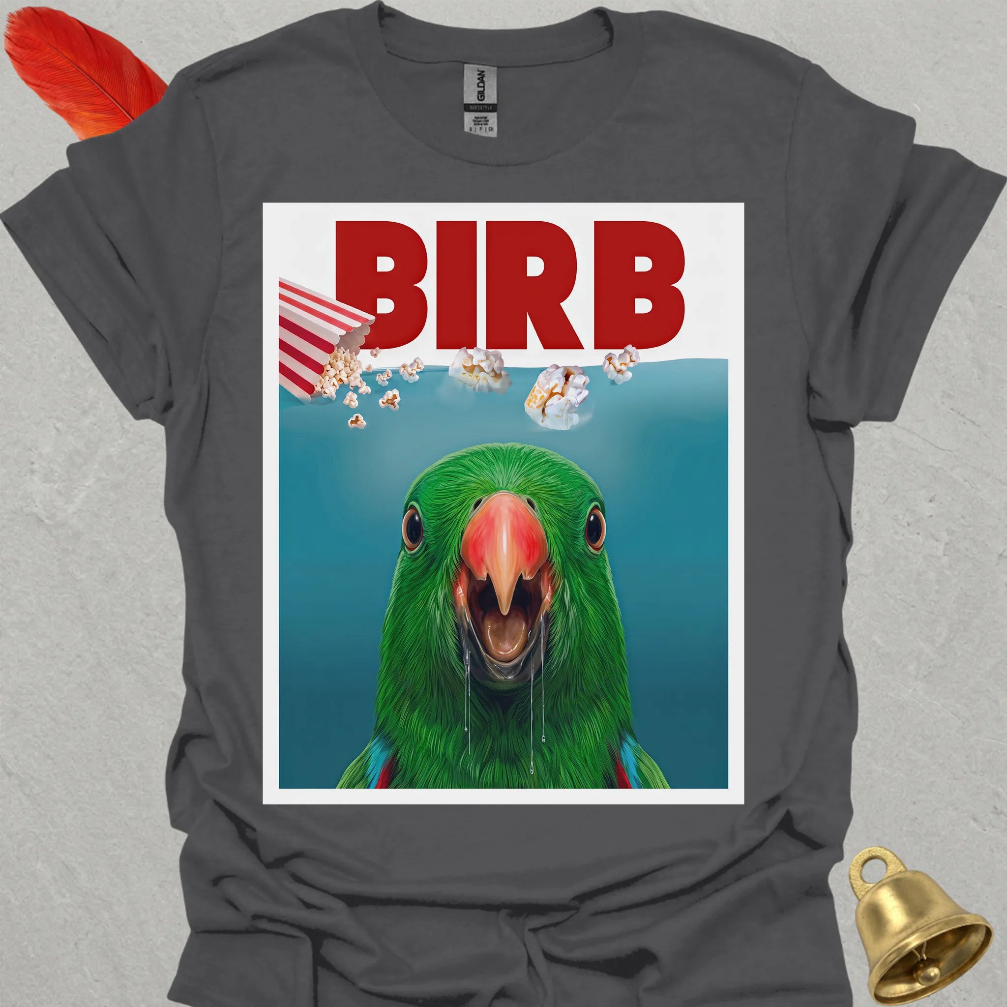 Male Eclectus Parrot Movie T-Shirt