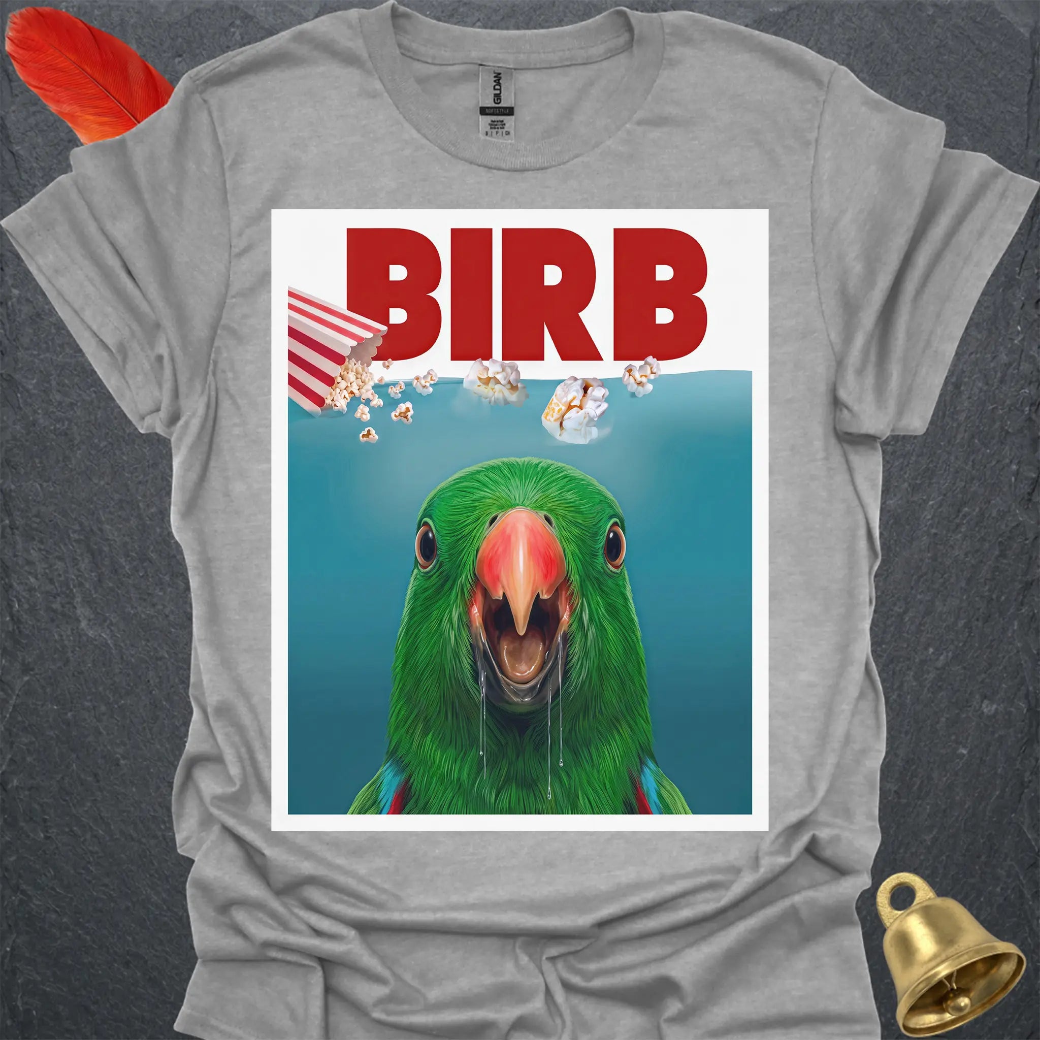 Male Eclectus Parrot Movie T-Shirt